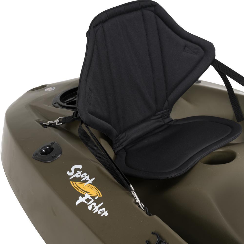 OD Green Sport Fisher Kayak with Paddles and Backrest
