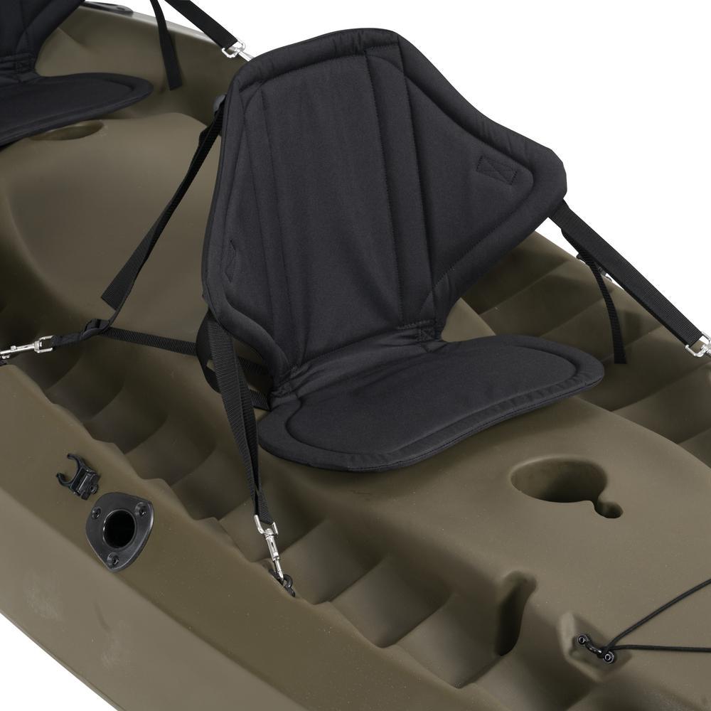 OD Green Sport Fisher Kayak with Paddles and Backrest