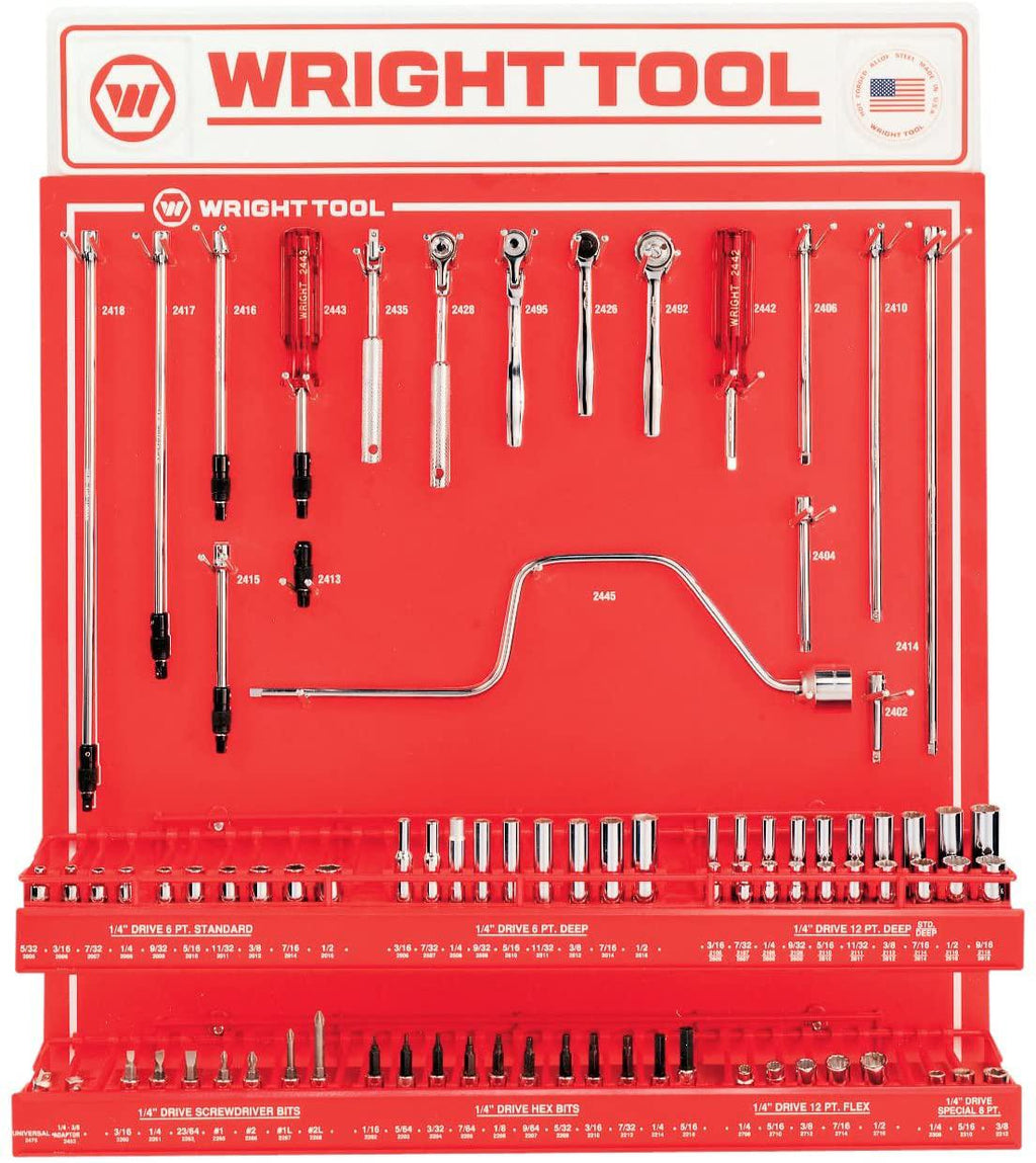Wright Tool D982 1/4-Inch Drive 6 and 12-Point Sockets, Handles and Attachments