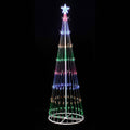 Vickerman 4' x 24" LED 152 Multi-color Light Show Tree