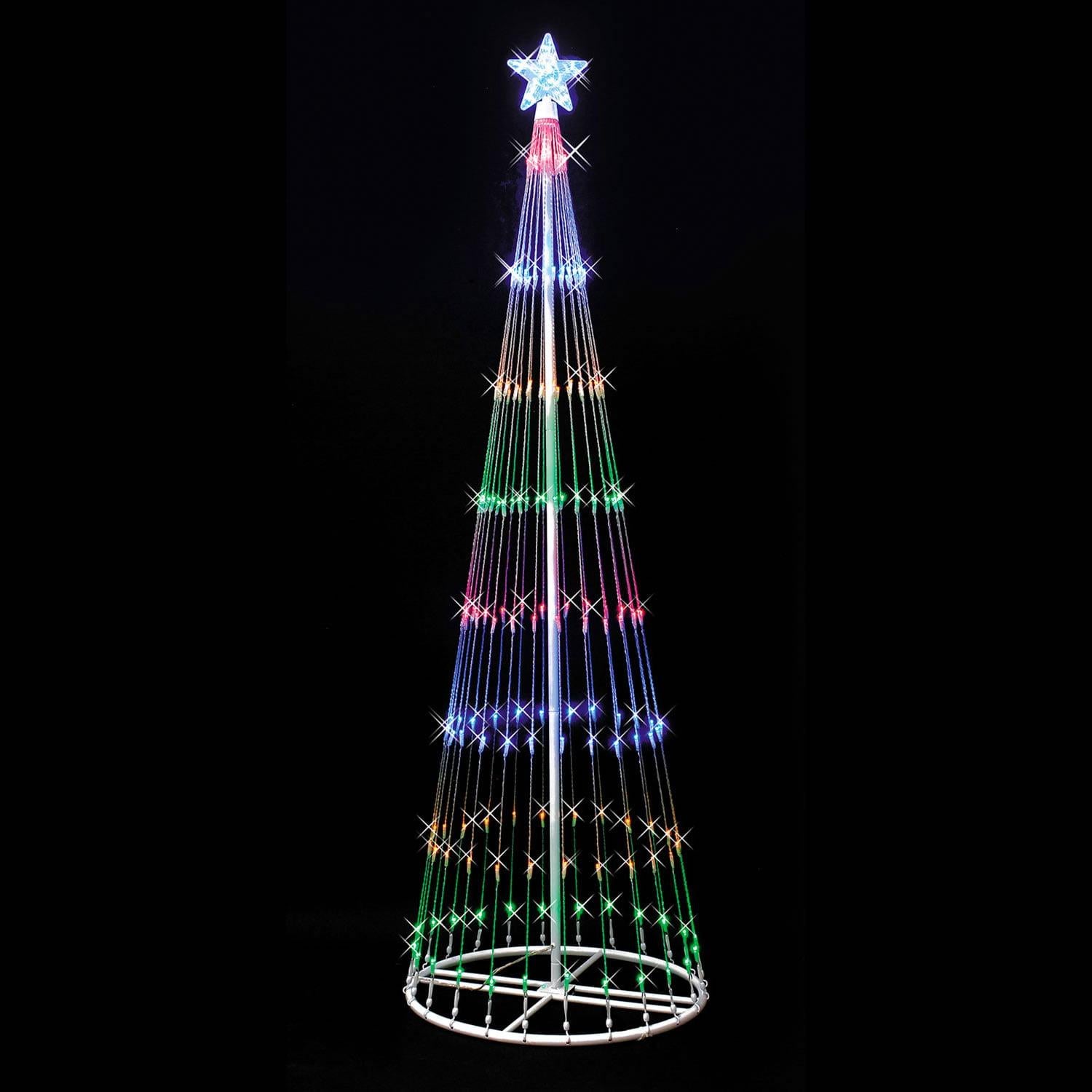 Vickerman 4' x 24" LED 152 Multi-color Light Show Tree