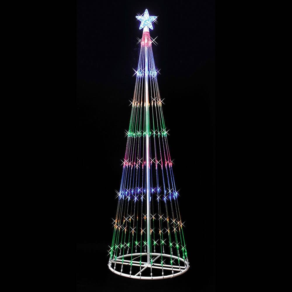 Vickerman 4' x 24" LED 152 Multi-color Light Show Tree