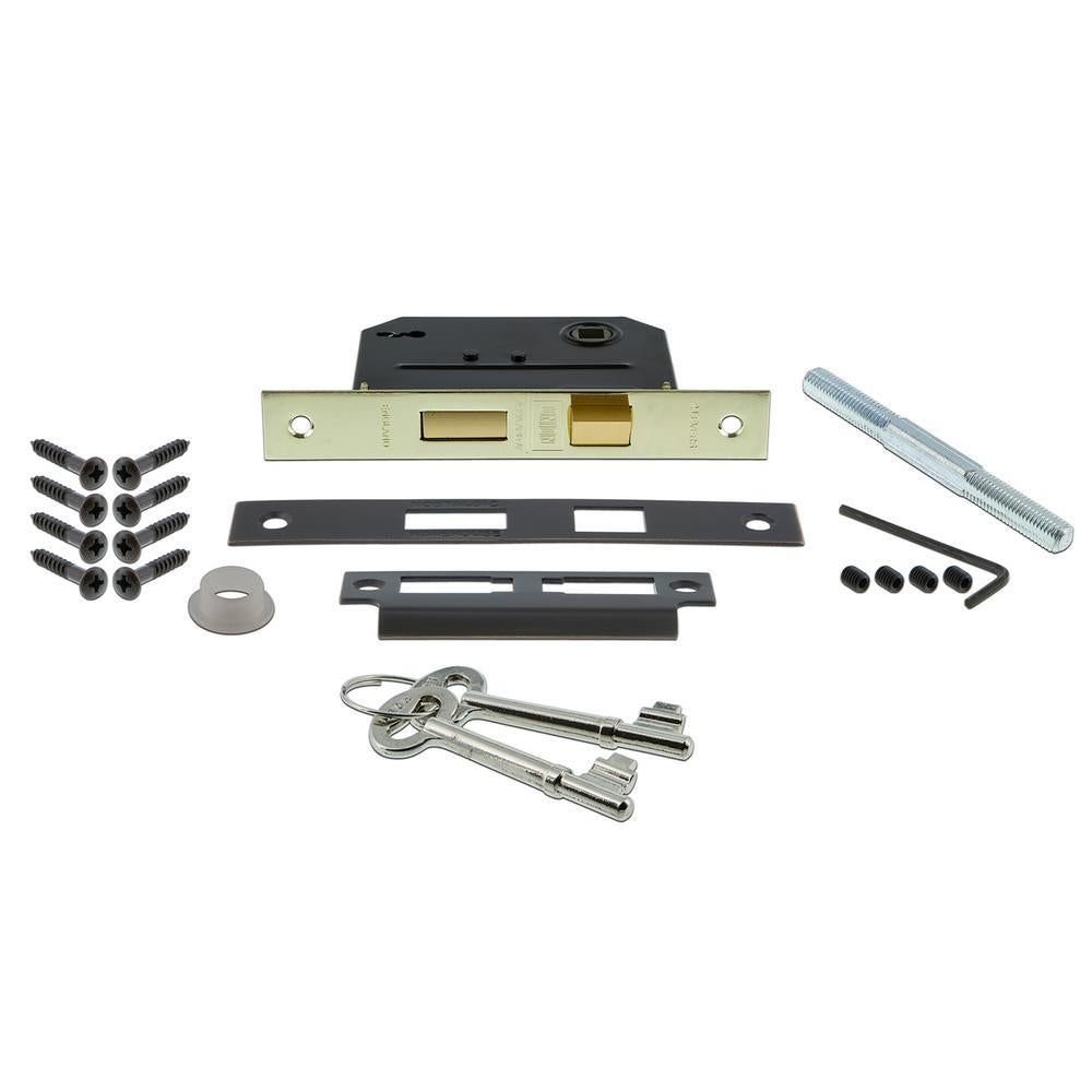 Deco Plate Interior Mortise Egg and Dart Door Knob in Timeless Bronze