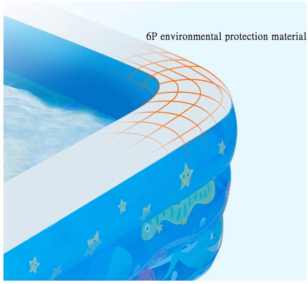 SEYE1° Outdoor Rectangular Swimming Pool Inflatable Household Baby Wear-Resistant Thick Marine Ball Pool Family for Kids AdultsBabiesGarden