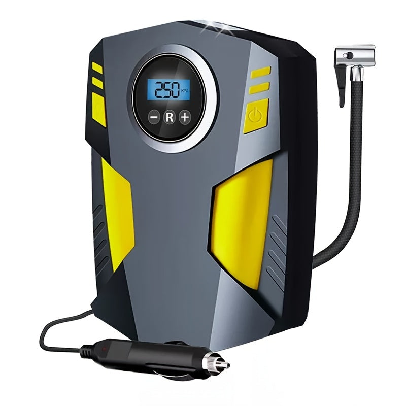 120W Car Portable Air Compressor Pump, Digital Tire Inflator 150 PSI Auto Air Pump For Car Motorcycle LED Light Tire Pump