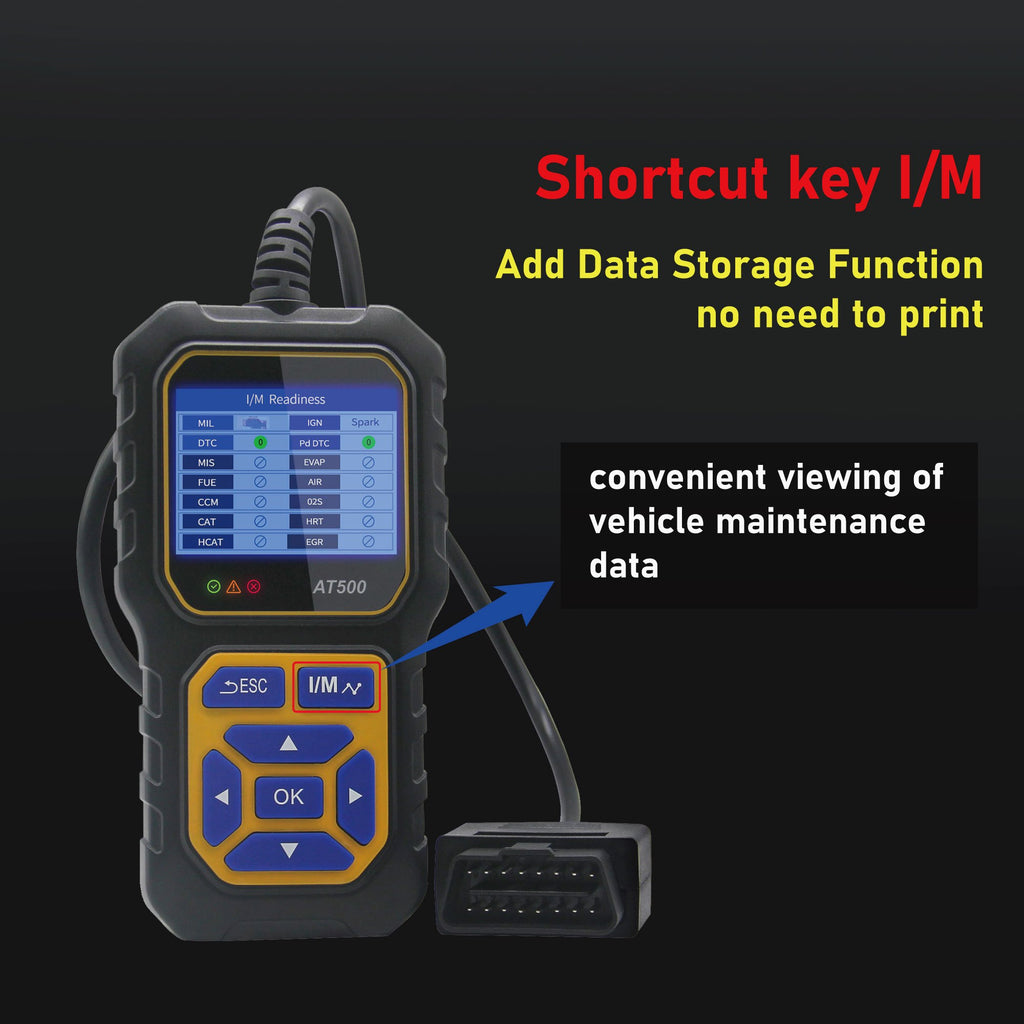 Car Code Reader, OBD2 Scanner Check Engine Light Fault Code Reader Scanner CAN Diagnostic Scan Tool For All OBDII Protocol Cars Since1996