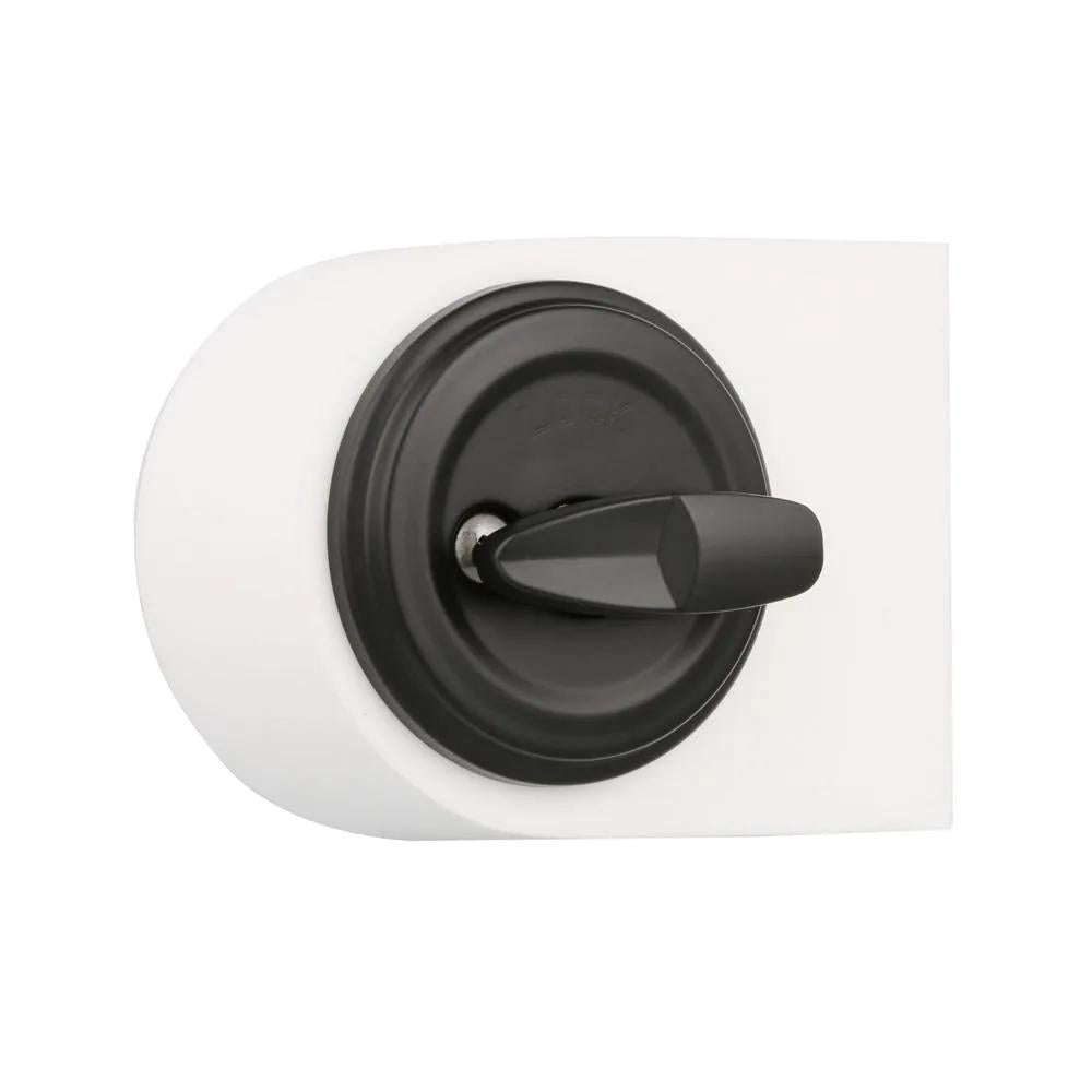 980 Series Iron Black Single Cylinder Deadbolt featuring SmartKey Security