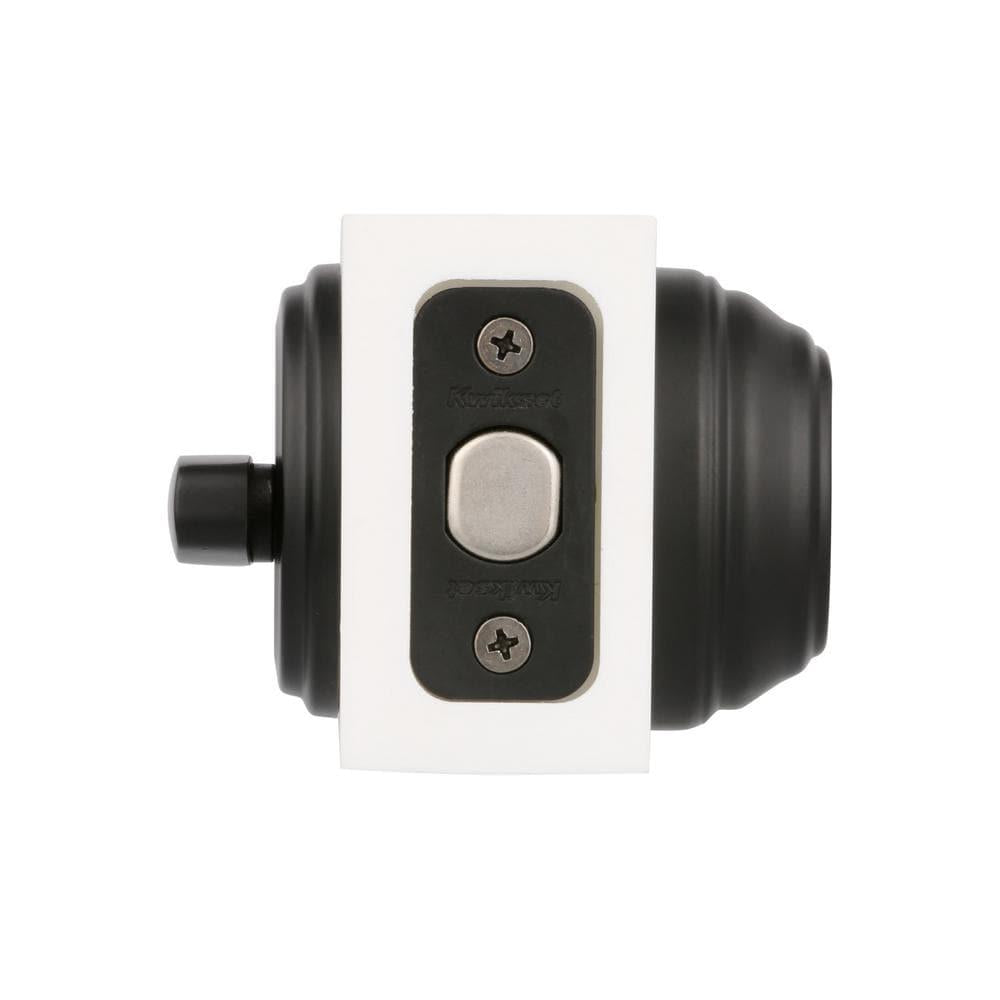 980 Series Iron Black Single Cylinder Deadbolt featuring SmartKey Security
