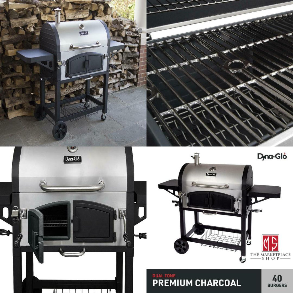Charcoal Grill X-LarPremium Dual Chamber 816 Square Inches of CooSpace