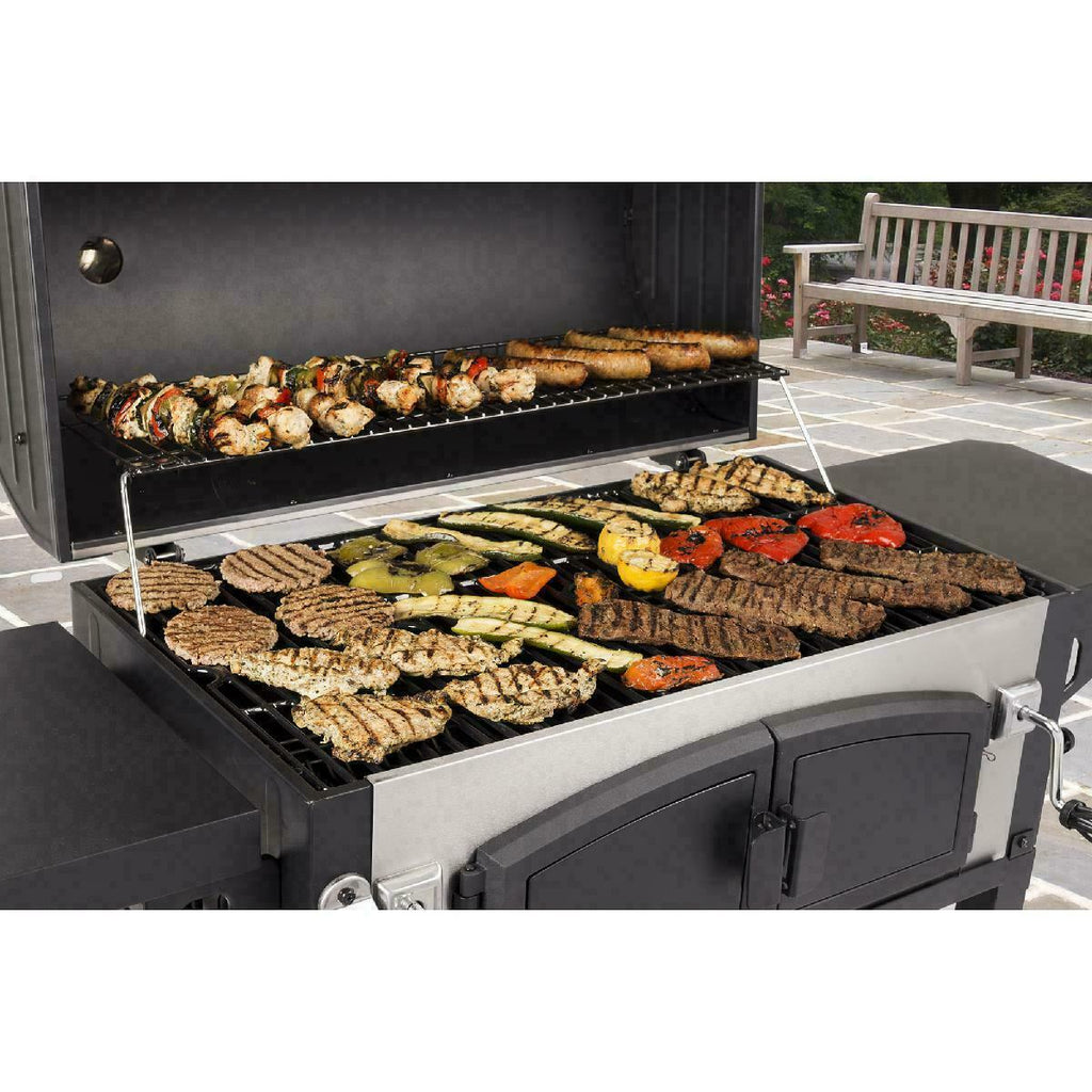 Charcoal Grill X-LarPremium Dual Chamber 816 Square Inches of CooSpace
