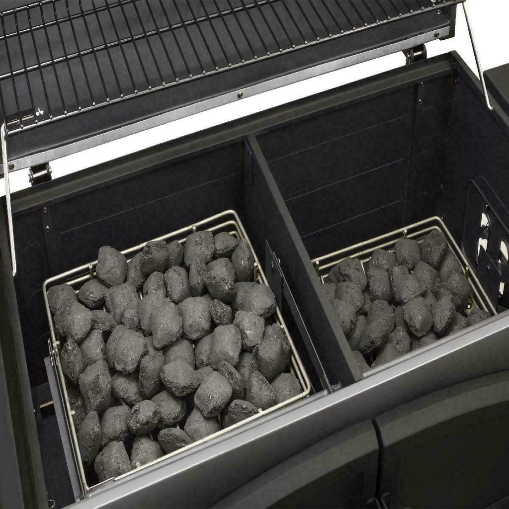 Charcoal Grill X-LarPremium Dual Chamber 816 Square Inches of CooSpace