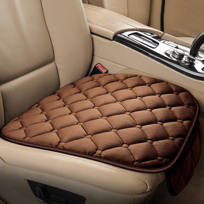 Car cushion winter plush automotive cushion car accessories three sets of single piece warm cushion automotive supplies