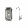 Steel Undermount Sink & 360 Deg. Hot/Cold Faucet - 19" x 15