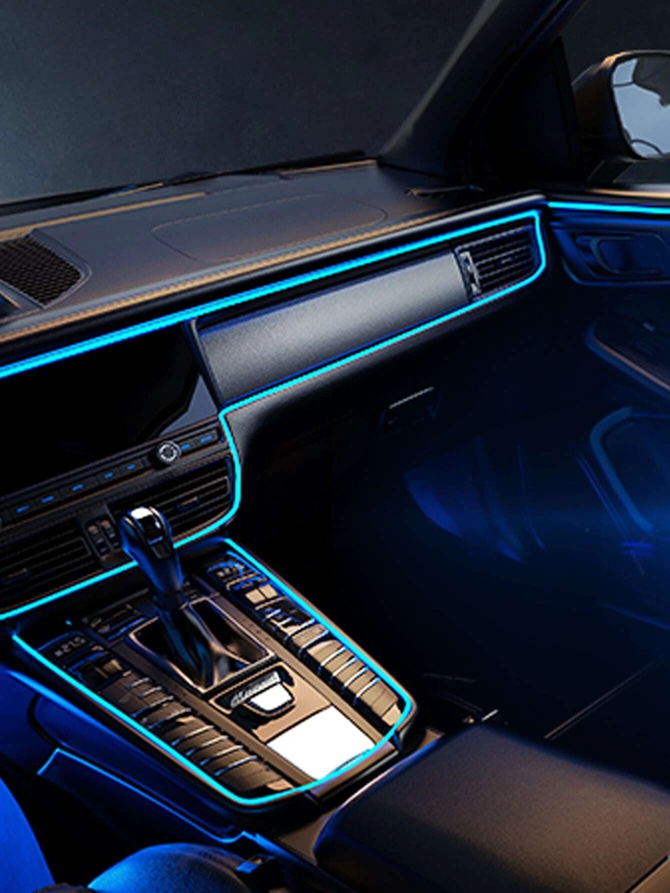 Upgrade Your Car's Interior With This USB Ice Blue LED Strip Light!
