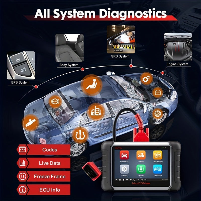 Autel MaxiCOM MK808Z: Android 11 Scan Tool With 28+ Services &amp; 2023 Upgrades - All System Diagnostics!