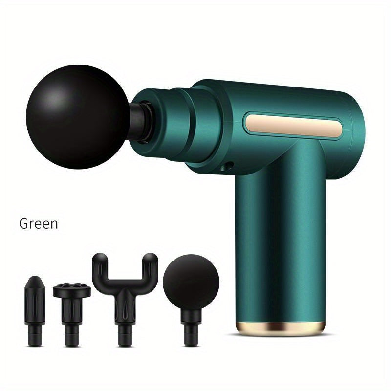 MassaGun, Deep Tissue Muscle Handheld Percussion Massager For Body, Back And Neck Relaxation, Compact Elegant  For Women