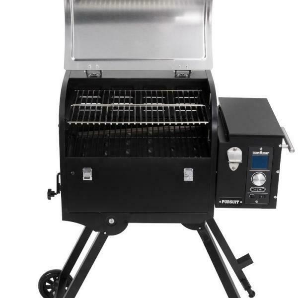 Pursuit Portable Pellet Grill Freestanding  Steel 501 Sq. Inch