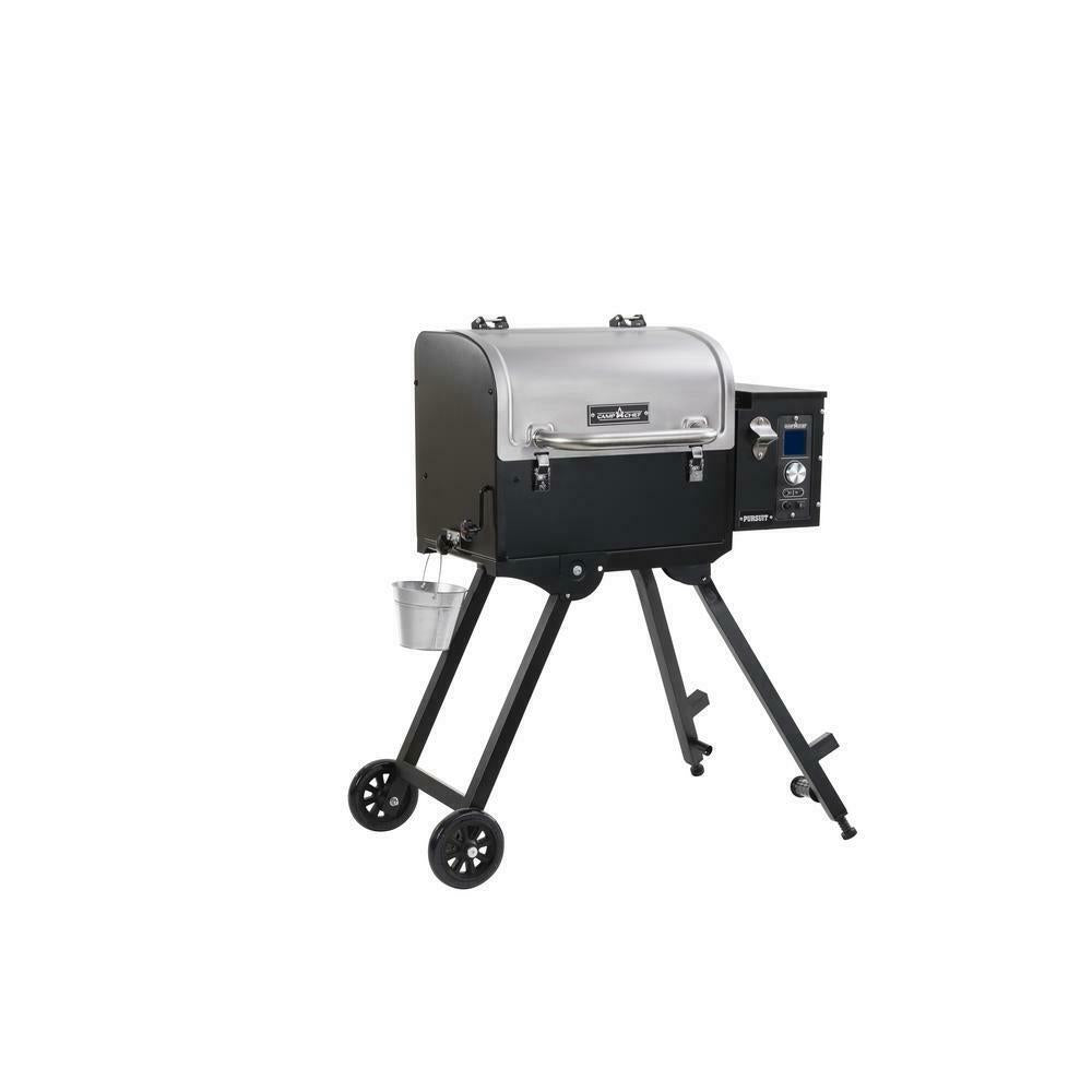 Pursuit Portable Pellet Grill Freestanding  Steel 501 Sq. Inch