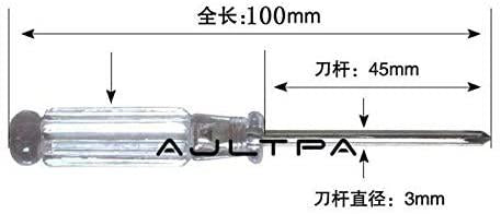 Screwdriver 1000pcs 3.0 x 100mm Transparent Handle Screwdriver Repair Hand Tools Precision Screwdriver - (Size: Occus)