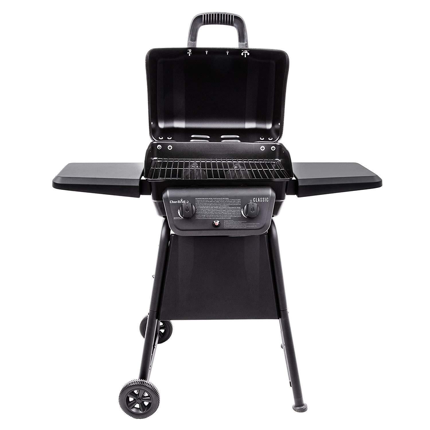 Outdoor Grill BBQ Searer Griller Gas Propane Black Roaster Griddle Barbeque Meat
