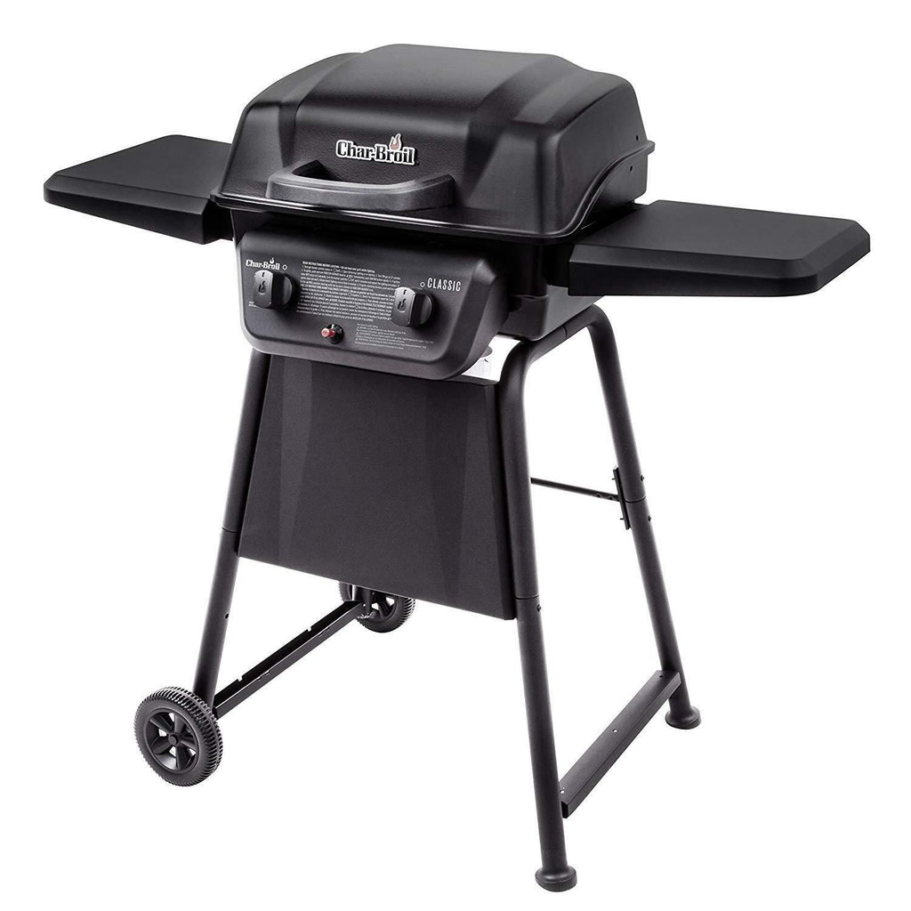 Outdoor Grill BBQ Searer Griller Gas Propane Black Roaster Griddle Barbeque Meat