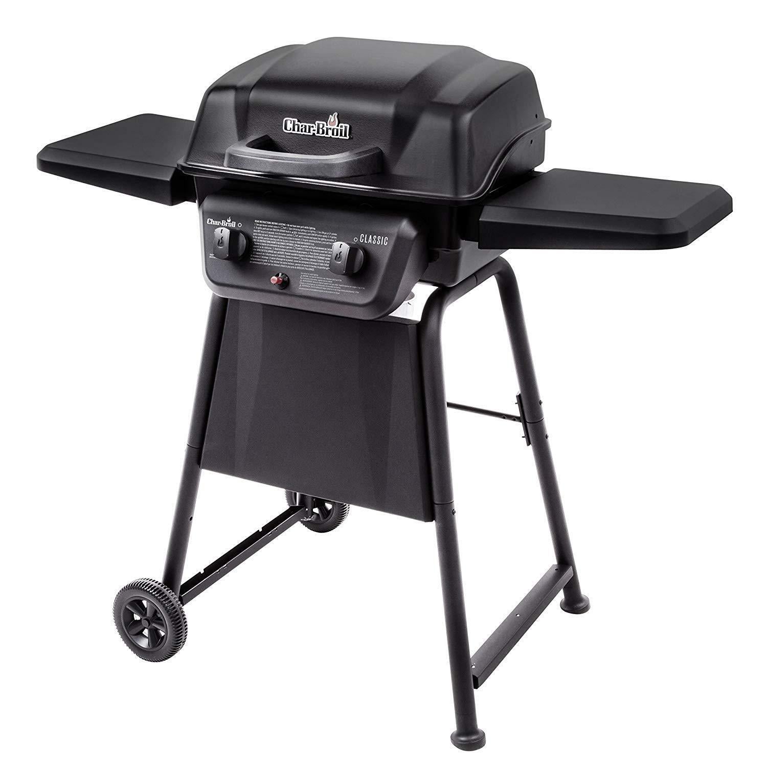 Outdoor Grill BBQ Searer Griller Gas Propane Black Roaster Griddle Barbeque Meat
