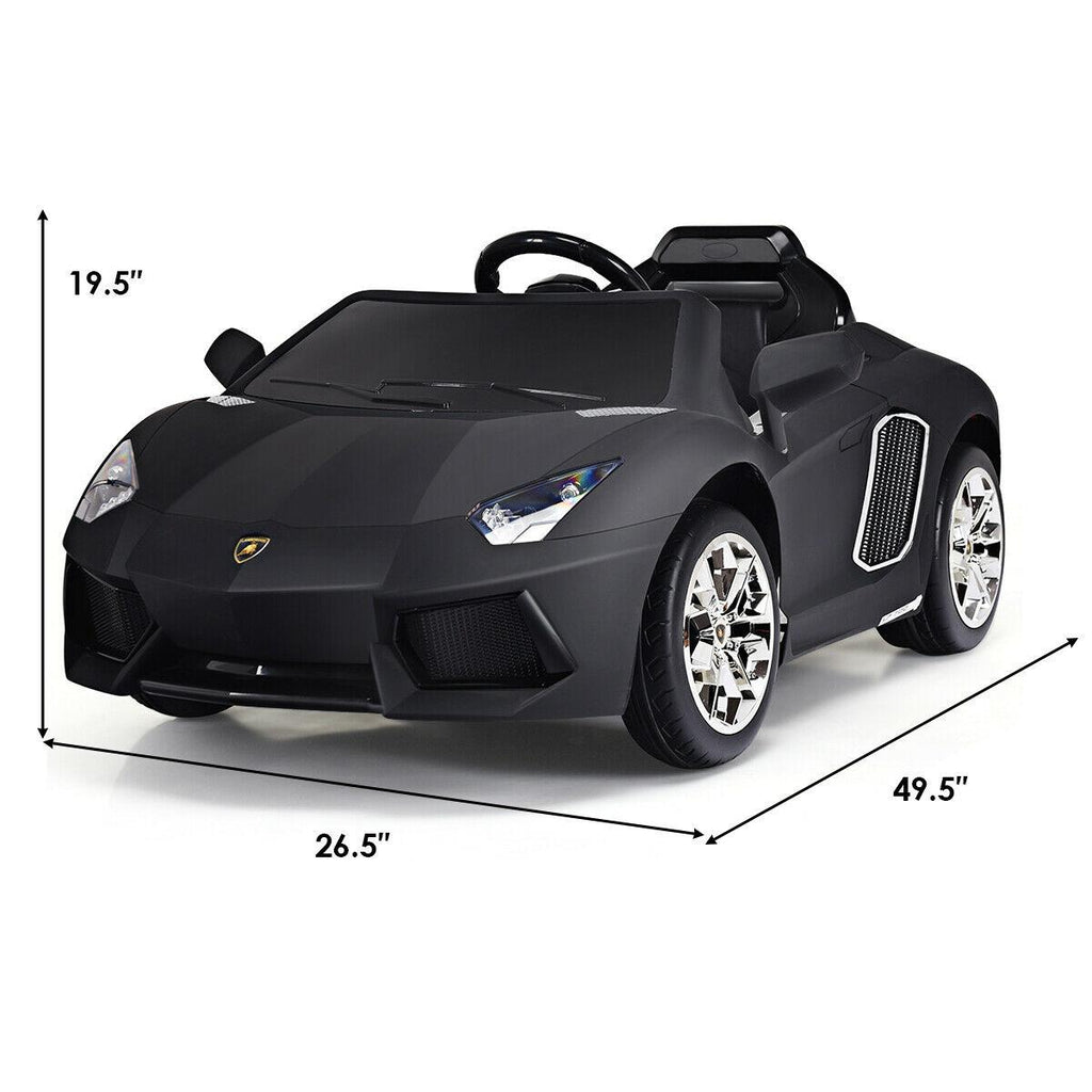 Lamborghini 12V  Electric Kids Ride On Car w/ LED Lights &amp; Music