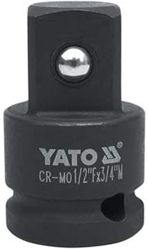 Yato Yt-1067 Impact Adaptor 1/2 Inch (F) X3/4 Inch(M)|Socket Wrench Set|Socket Cover|Socket Set Tool Box|Chrome-Plated Cap|Power Tools|Insulated|Industrial Tools|Mechanical Tools|Automotive