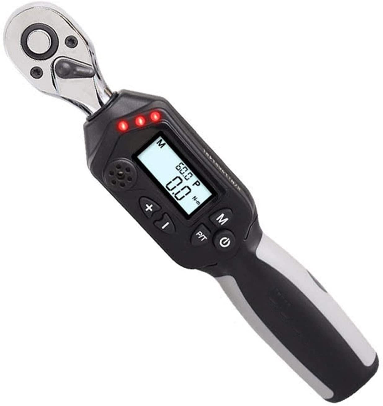 1/2 inch Digital Torque Wrench Mini Professional Electronic Short Handle Torque Wrenches Repair-Tools-Kit-Set-Tool Bike-Repair Hand-Tools (尺寸 Size : WR3-30AN)