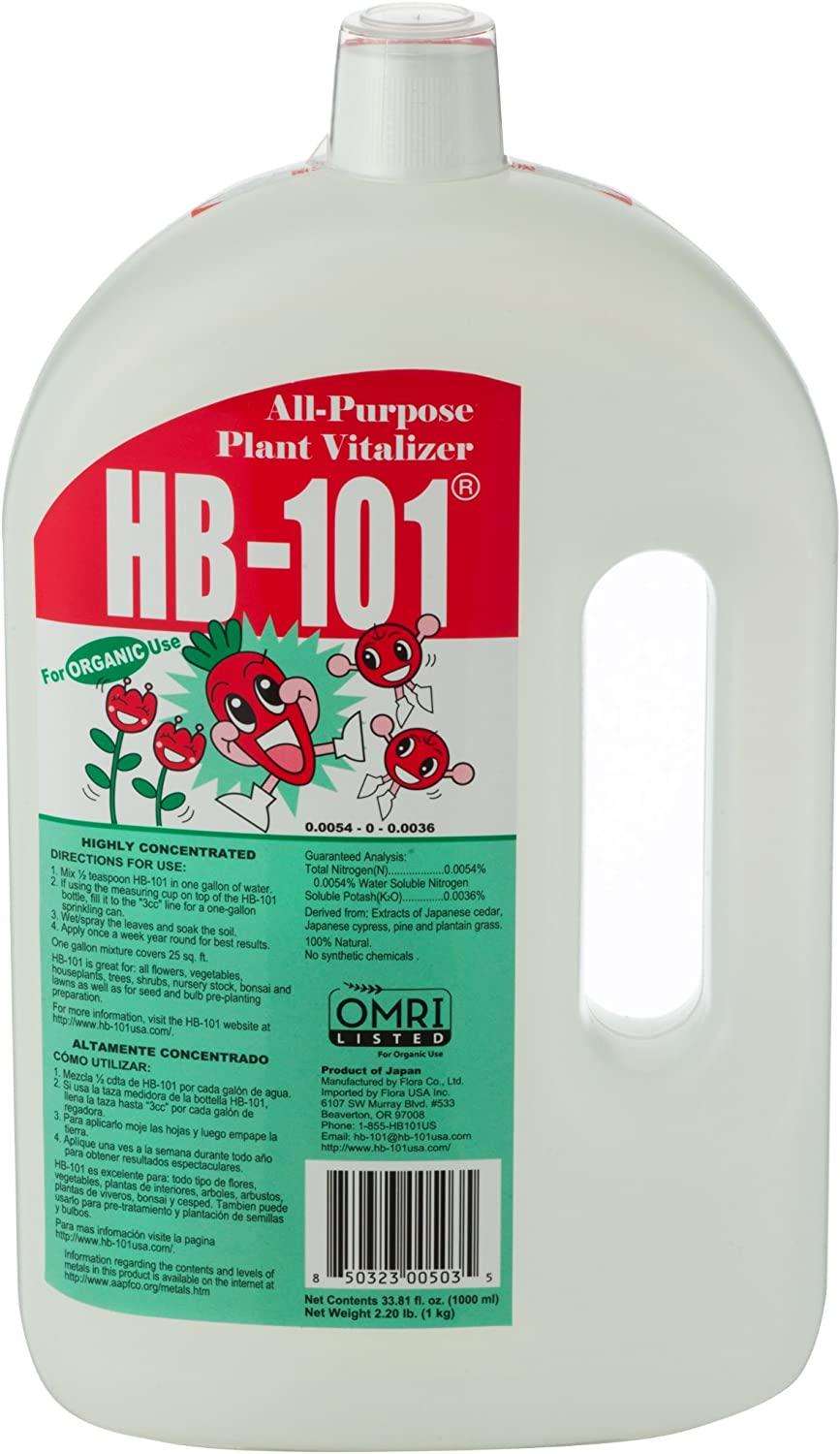 HB-101 Plant Vitalizer 1000 ml (33.8 fl oz) (2/Cs)