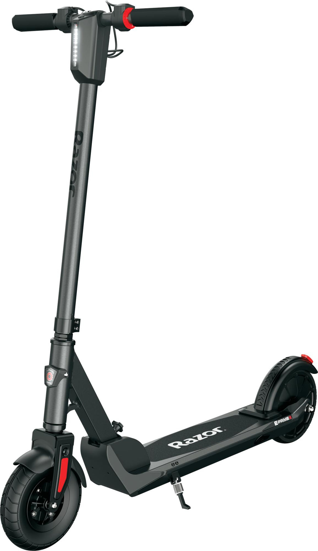 E Prime III Folding Electric Scooter –18 mph, 15 Mile Range, 8" Pneumatic Front Tire, Rear-Wheel Drive, Dual BraSystem, Lockable, Portable &amp; Extremely Lightweight, for Travel or Commuting