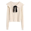 women's bow sweater