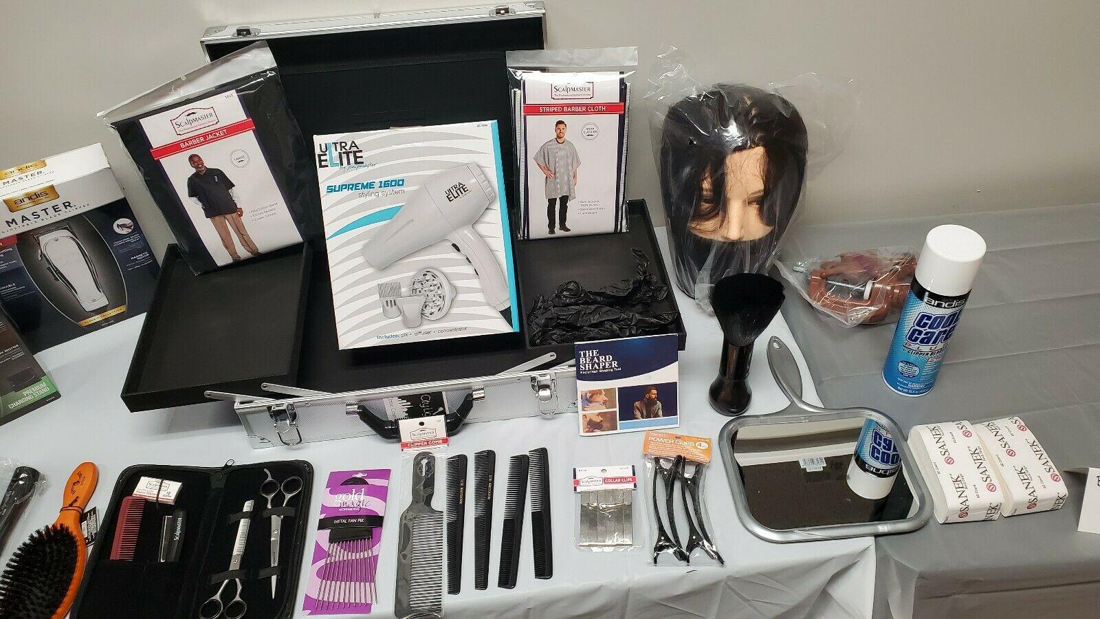 Intermediate Barber Student Kit with Aluminum Suitcase