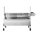 Steel Spit Roaster Rotisserie Barbecue Charcoal Grill 118CM Large