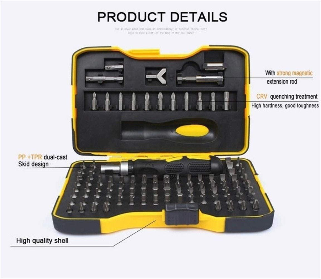 Singlin58 Tool Wrench Screwdriver Set 101 in 1 Multifunction Household Essential Tools Kit Home Appliances Car Repair Maintenance DIY Hand Tool Repair Tools Bike