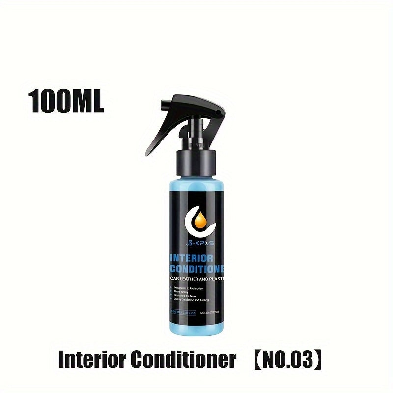 1pc Car Interior Coating Plastic Leather Polish Refinisher