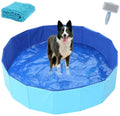 Paddling Pools for Dogs,Foldable Dog Pool PVC Non-Slip Bathing Tub Durable Outdoor Swimming Pool