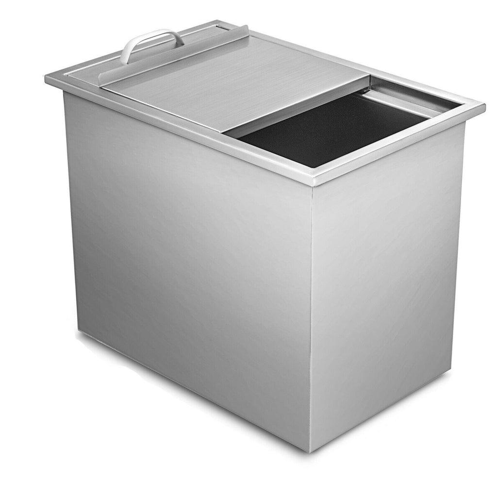 7 Sizes Drop In Ice Chest Bin Boxes W/ Cover  Steel Outdoor/Indoor 304