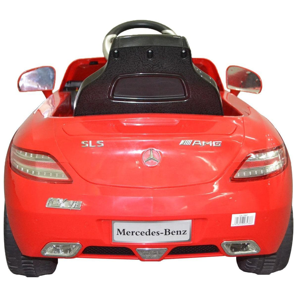 Red Mercedes Benz SLS Kids RC Ride on Car w/ MP3 - Red