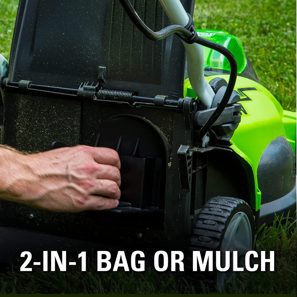 Greenworks 40V Push Lawn Mower, 16-Inch Electric Lawn Mower with 4.0Ah Battery and Charger Included
