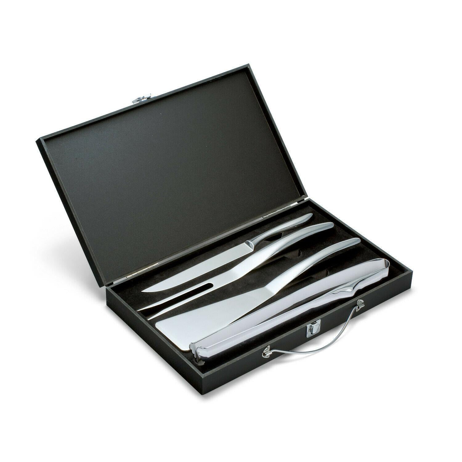 Wave BBQ Set ; 4pcs ;  Steel