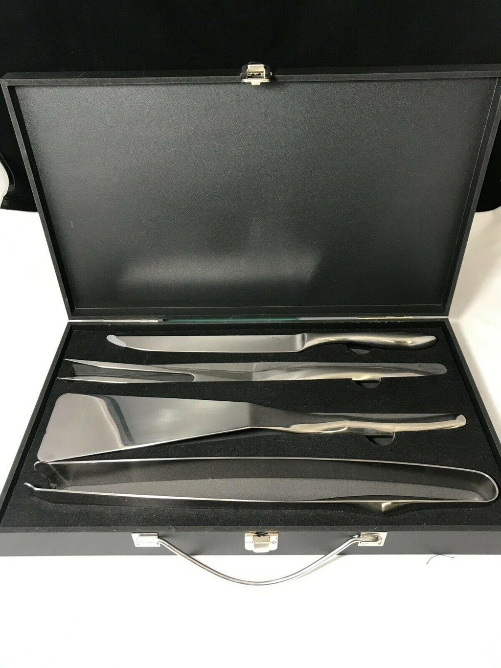 Wave BBQ Set ; 4pcs ;  Steel