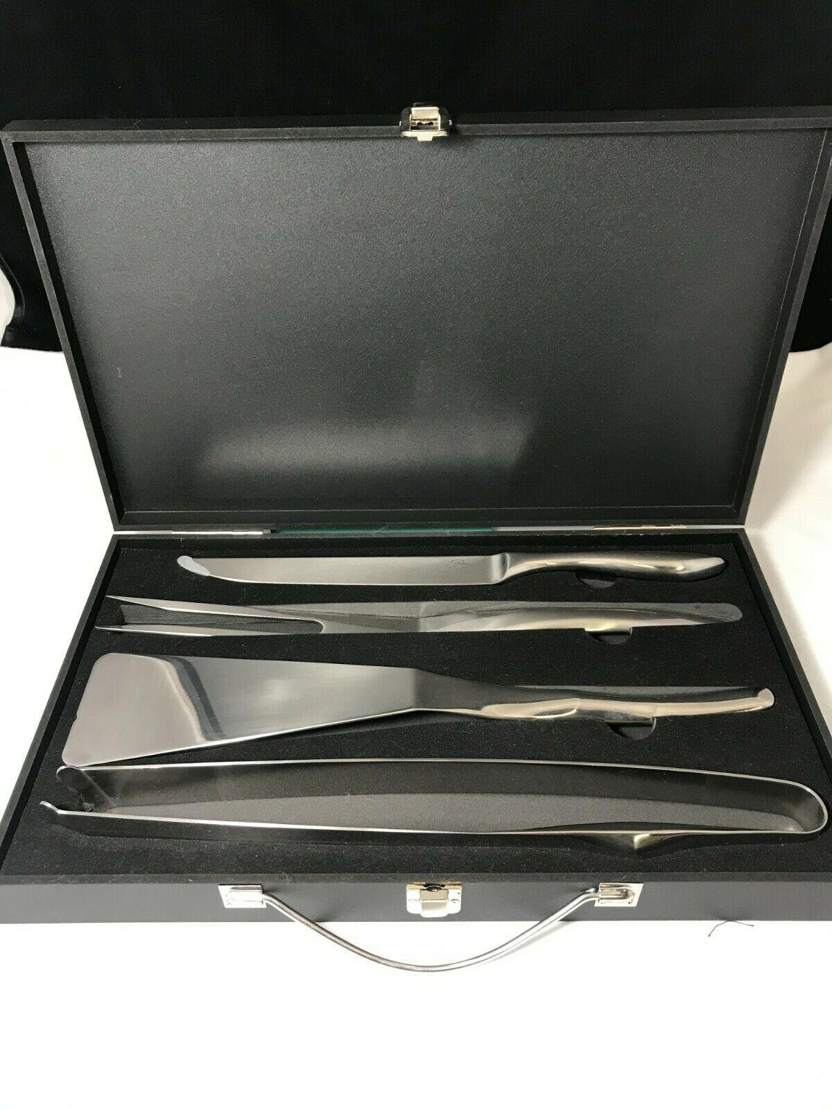 Wave BBQ Set ; 4pcs ;  Steel