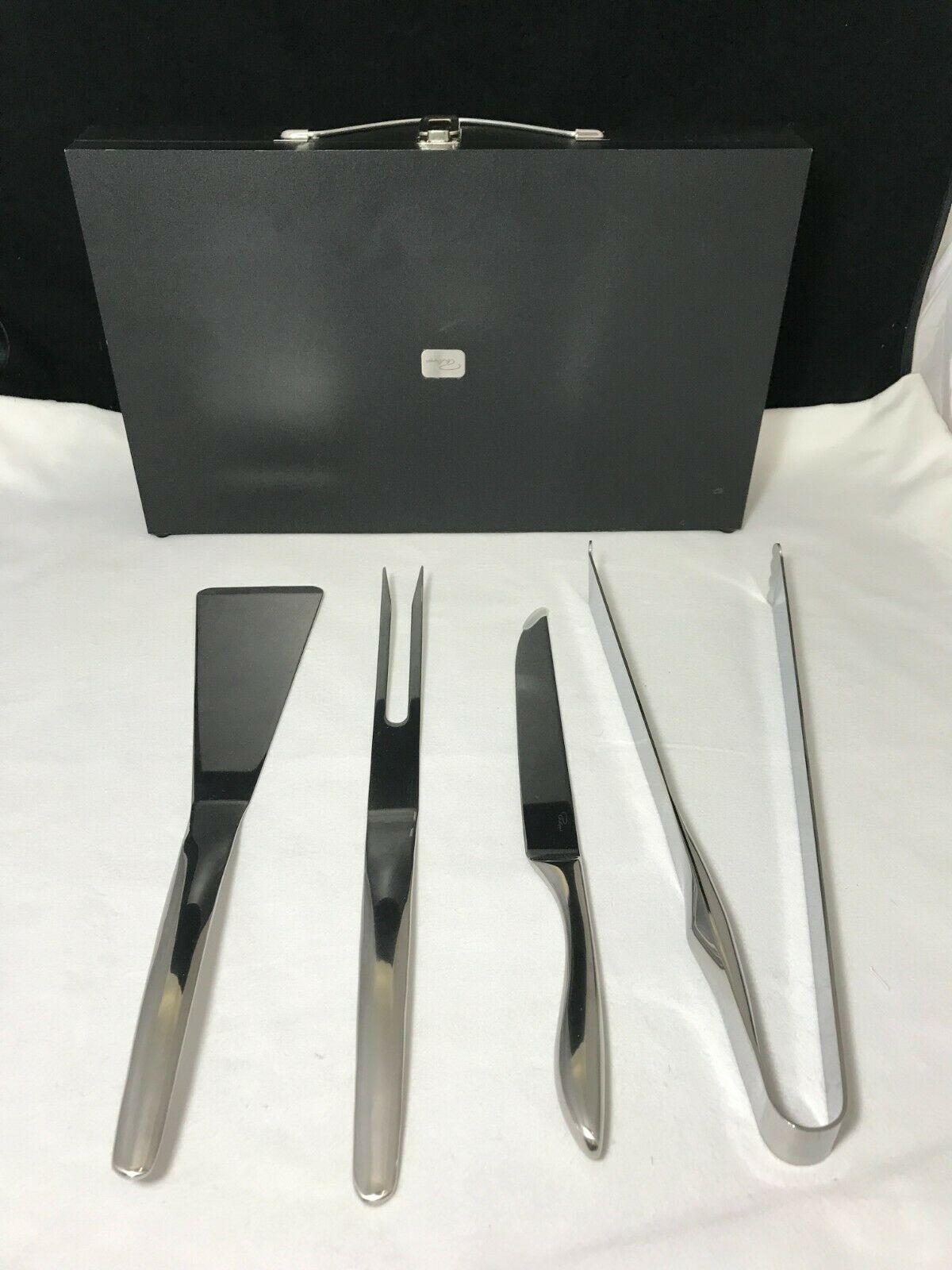 Wave BBQ Set ; 4pcs ;  Steel