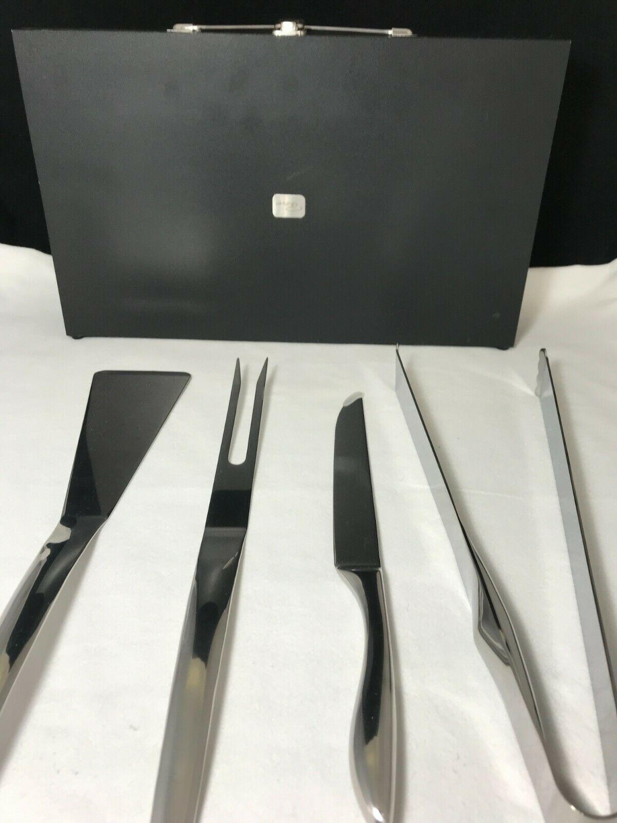 Wave BBQ Set ; 4pcs ;  Steel