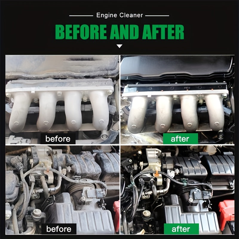 Engine Bay Cleaner Engine Shine Protector And Detailer Decontamination Deep Degreasing Compartment Heavy Oil Dust Car Cleaning Product