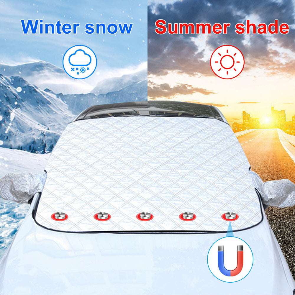 Protect Your Car from All Weather Conditions with this Waterproof, UV &amp; Snow Resistant Cover + -in Magnetic Suction!