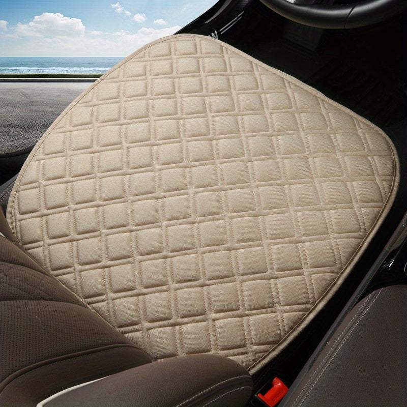 1pc Seat Cover For Car, Car Front Or Rear Seat Protector, Universal Seat Cushion For Most Car, Vehicles, SUVs And More, Soft Comfort, Car Accessories