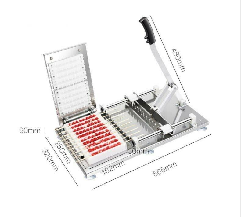 steel manual doner kebab meat skewer machine Sj