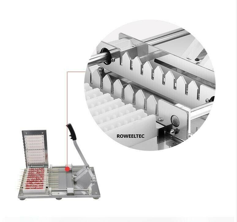 steel manual doner kebab meat skewer machine Sj